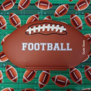 2017 NFL Football Shaped Book RUCKUS Book 152pages - Cushioned Hardcover Used